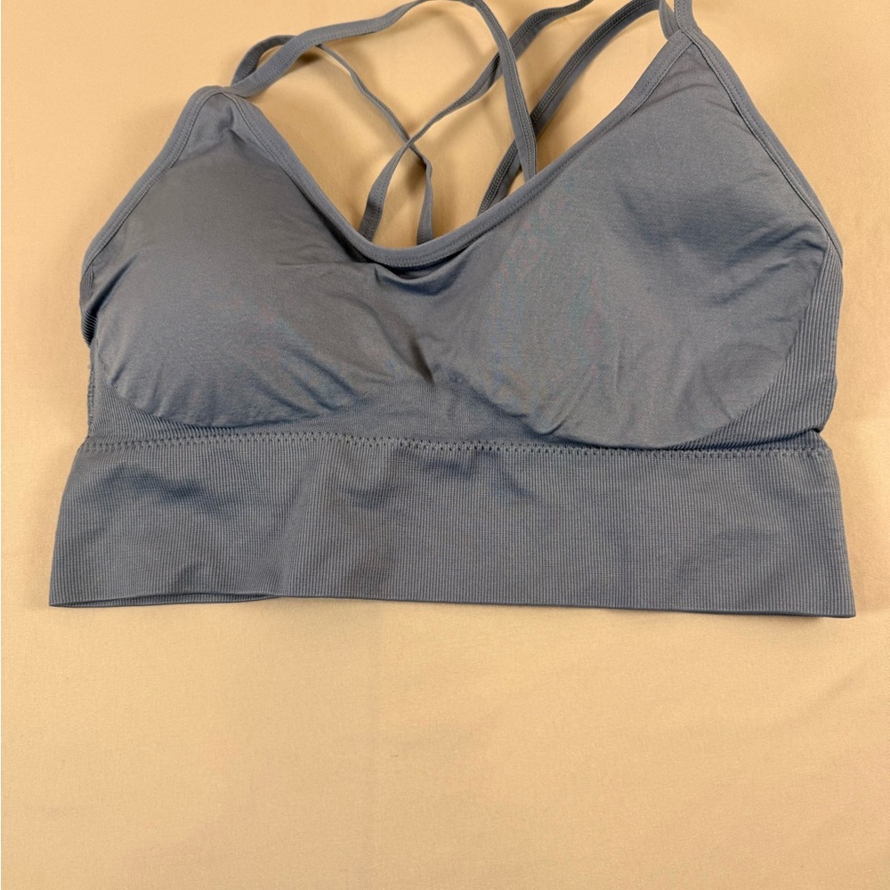 Light Blue Women's Strappy Bralette